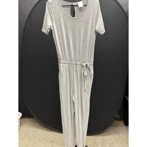 Serra Grey Short Sleeve Jumpsuit
